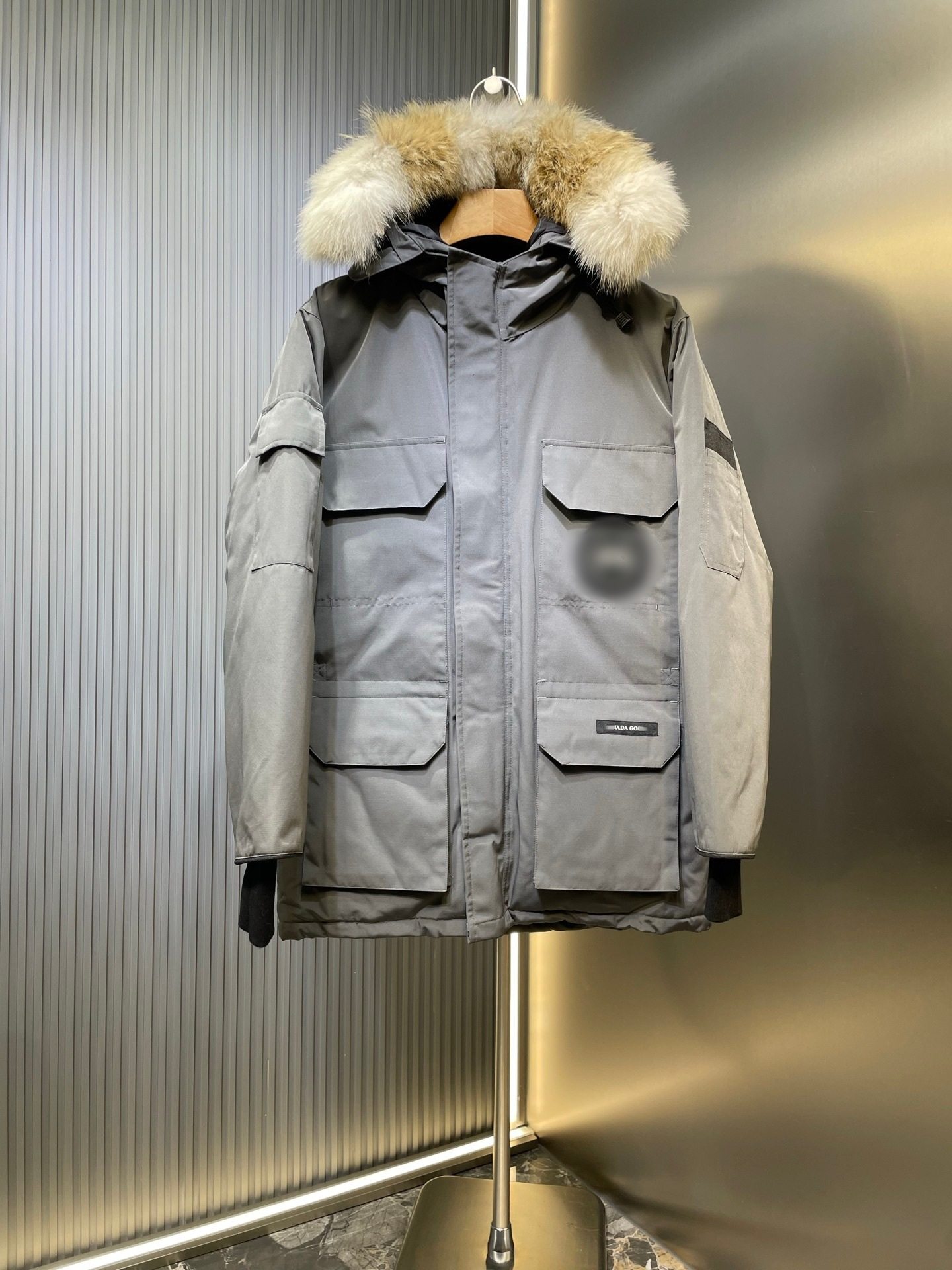 Ejia 08 Expedition Parka with Wolf Fur Collar Chip Version down Jacket Pure Original down Top Unisex Style