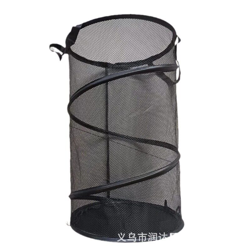 Tax-Included Cross-Border Supply of Large Oxford Cloth Foldable Dirty Clothes Basket, Convenient Floor-Standing Mesh Breathable Portable Clothes