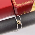 White (seamed tricolor ring)