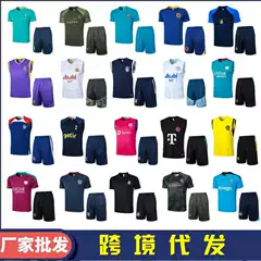 2526 Short-Sleeved Football Training Suit Real Madrid Barcelona Liverpool Chelsea Arsenal Paris Short-Sleeved Jersey