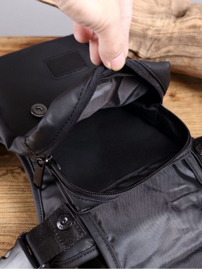 Foreign Trade Cross-Border Waterproof Bag Motorcycle Waist Bag Men's Leg Bag Outdoor Sports Wear-Resistant Nylon Waist Bag