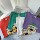 Футболка из чистого хлопка с короткими рукавами для девочек и мальчиков, лето 2025, новинка, корейский стиль, западный стиль, детский летний свободный топ mini 2