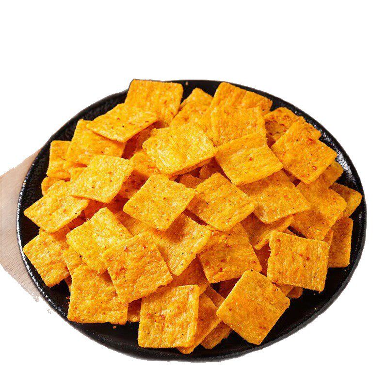 Spicy Crispy Rice Crackers Internet Celebrity Popular Potato Chips New Year Snack Nostalgic Snack Office Leisure Snack Food