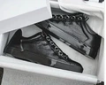 Black low-top