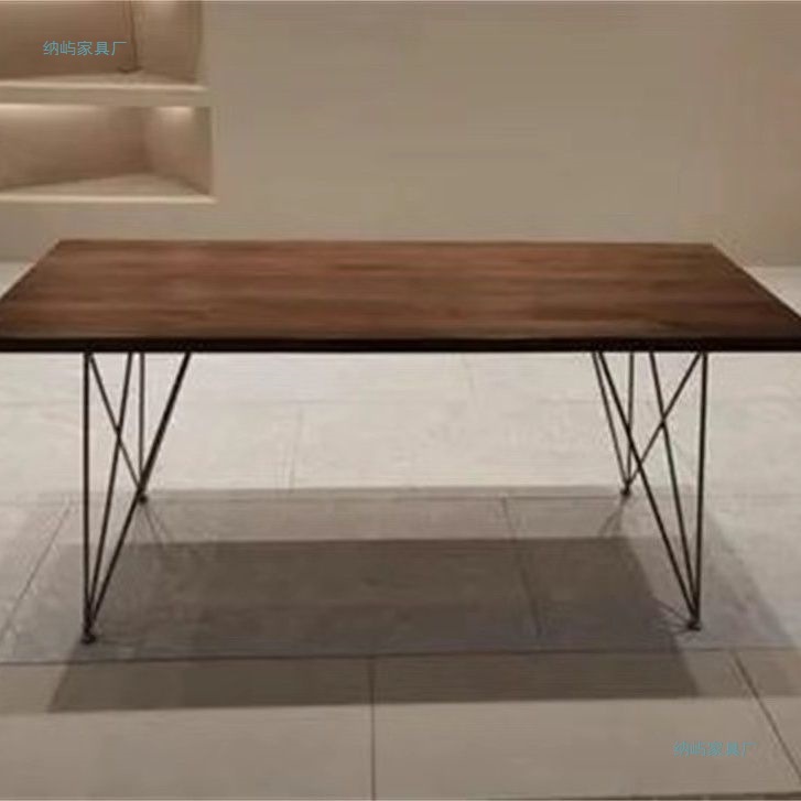 电脑桌北欧实木工作台简约办公桌桌子书桌实木电脑桌工作台直播桌