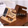 Solid Wood Storage Rack Office Desktop Mobile Phone Holder Glasses Watch Storage Rack Creative Simple Storage Rack