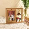 Creative double-sided rotating 6 inch photo frame table lovers photo commemorative birthday gift ornaments wholesale