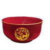 Phnom Penh Wedding Tableware 6-inch Sweet Soup Bowl Red Face Bowl Modified Bowl Chopsticks suit Wedding Accompanying Supplies