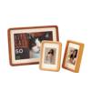 Solid Wood Photo Frame Black Walnut Mortise and Tenon Handmade Rounded Corners 6inch A4 Photo Frame Tabletop Rectangular A3 Picture Frame High-End Feel