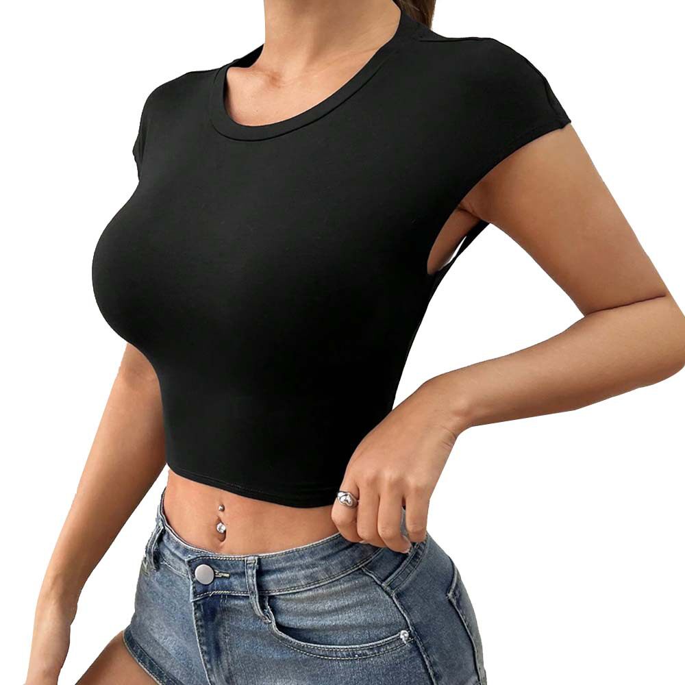 Backless Tie Front Top Slim Fit Sexy Design Spring Summer Style Perfect for Parties and Night Out Wholesale