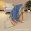 Casual Mohair Blanket Sofa Cover Blanket Nordic Style Sofa Blanket Office Nap All-Season Shawl