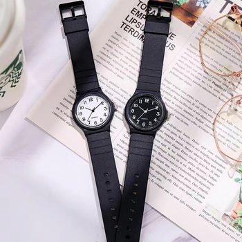 New Simple Student Watch for Exams, College Style, Unisex, Analog Children's Quartz Watch, Wholesale Large Dial