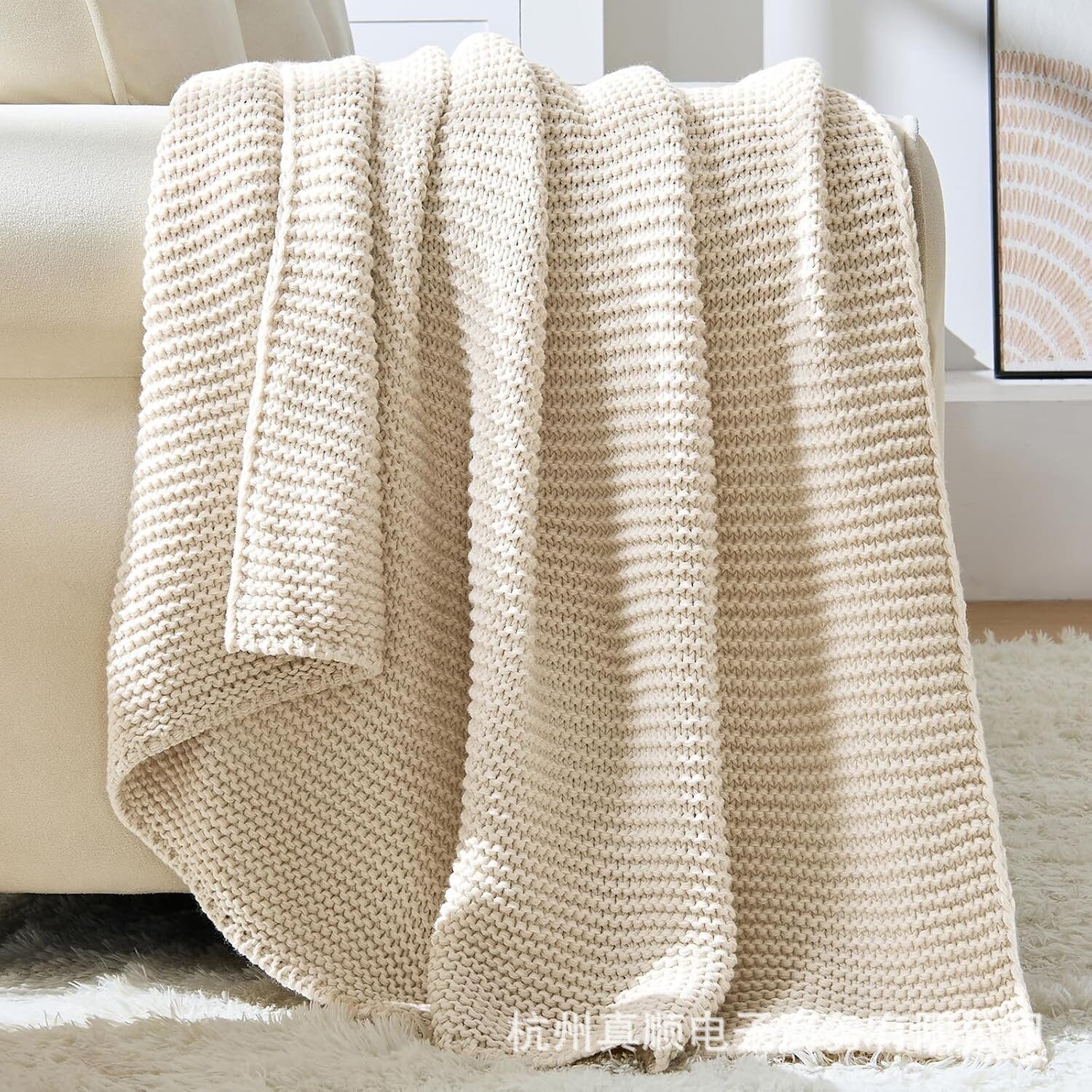 Wholesale Customized Ins Style Scandinavian Sofa Blanket Office Nap Blanket Air Conditioning Blanket Simple B&B Decoration