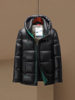Fashion Hagismin Men's Down Jacket 2024 Winter New Style Young and Middle-aged Casual Warm Hooded Printed Jacket