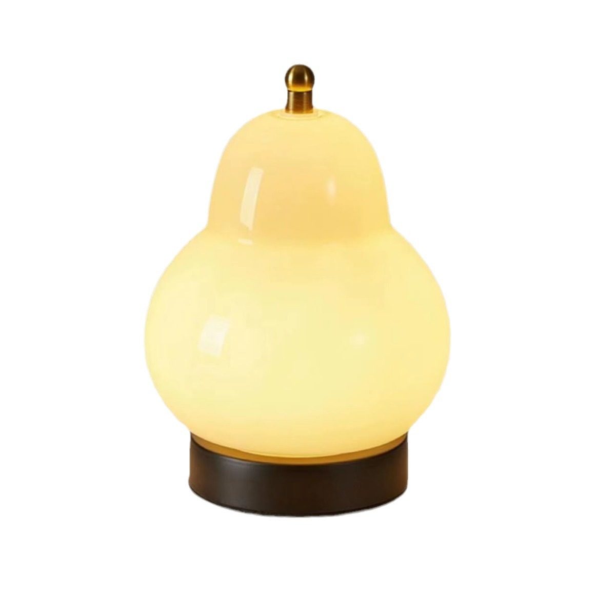 French Cream Pear Table Lamp Creative Living Room Charging Portable Atmosphere Personalized Birthday Gift Bedside Nightlight
