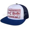 Crow heart navy blue and white