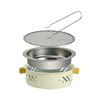 Outdoor Round Barbecue Stove, Household Indoor Tea Stove, Camping Style Portable Barbecue Stove, Multi-Purpose Charcoal Stove