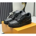 All black embossed