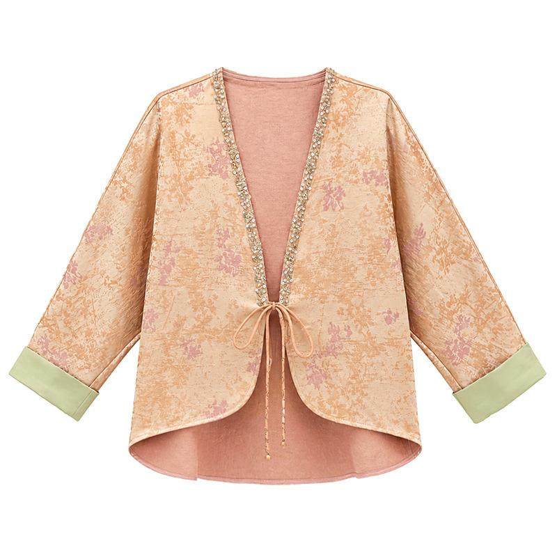 Bộ đầm nữ hai mảnh áo khoác cardigan dài tay buộc dây kèm váy hai dây dáng đuôi cá — Áo khoác (giao hàng trong 7 ngày), Váy hai dây (giao hàng trong 7 ngày), Bộ sản phẩm (giao hàng trong 7 ngày)