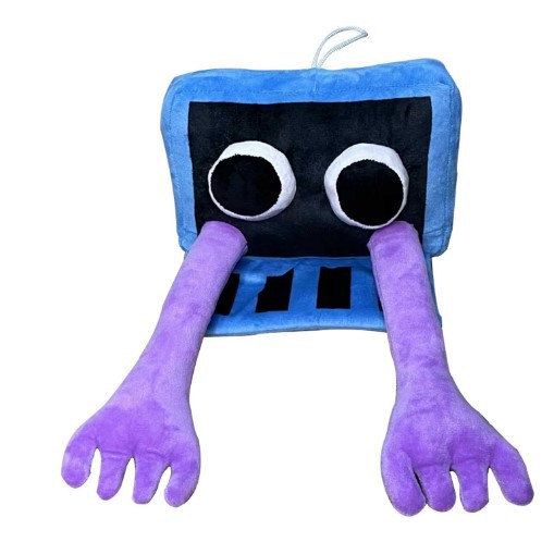 现货跨境新品roblox rainbow friends彩虹伙伴小蓝人公仔毛绒玩具