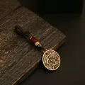 Zodiac dragon card + auspicious cloud rope