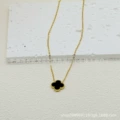Black double-sided mother-of-pearl