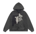 Er821 zipper hoodie