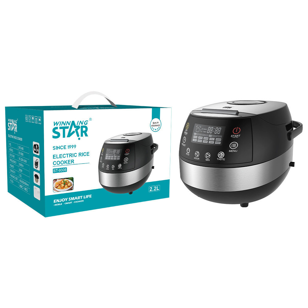 winningstar 1.8L anti-dry dual temperature control rice stew and soup multifunctional touch screen rice cooker