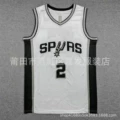 San antonio spurs #2 white jersey