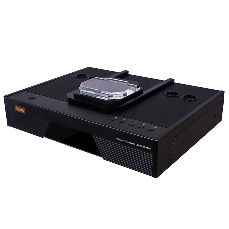 Pure Sound Cd-Mu13 Pro Audiophile Tube Cd Player with Top Push Cover, Balanced Output, and Usb/Bluetooth Input Decoding