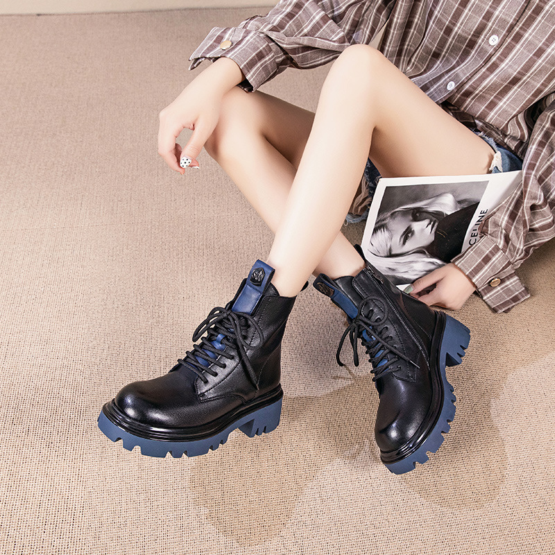 (Mới) Mã K2777 Giá 2190K: Boot Cổ Thấp Nữ Wetdi Kẻ Caro Hàng Mùa Xuân Thu Đông Kẻ Caro Đế Cao Giày Dép Nữ Chất Liệu Da Bò G05 Sản Phẩm Mới, (Miễn Phí Vận Chuyển Toàn Quốc).
