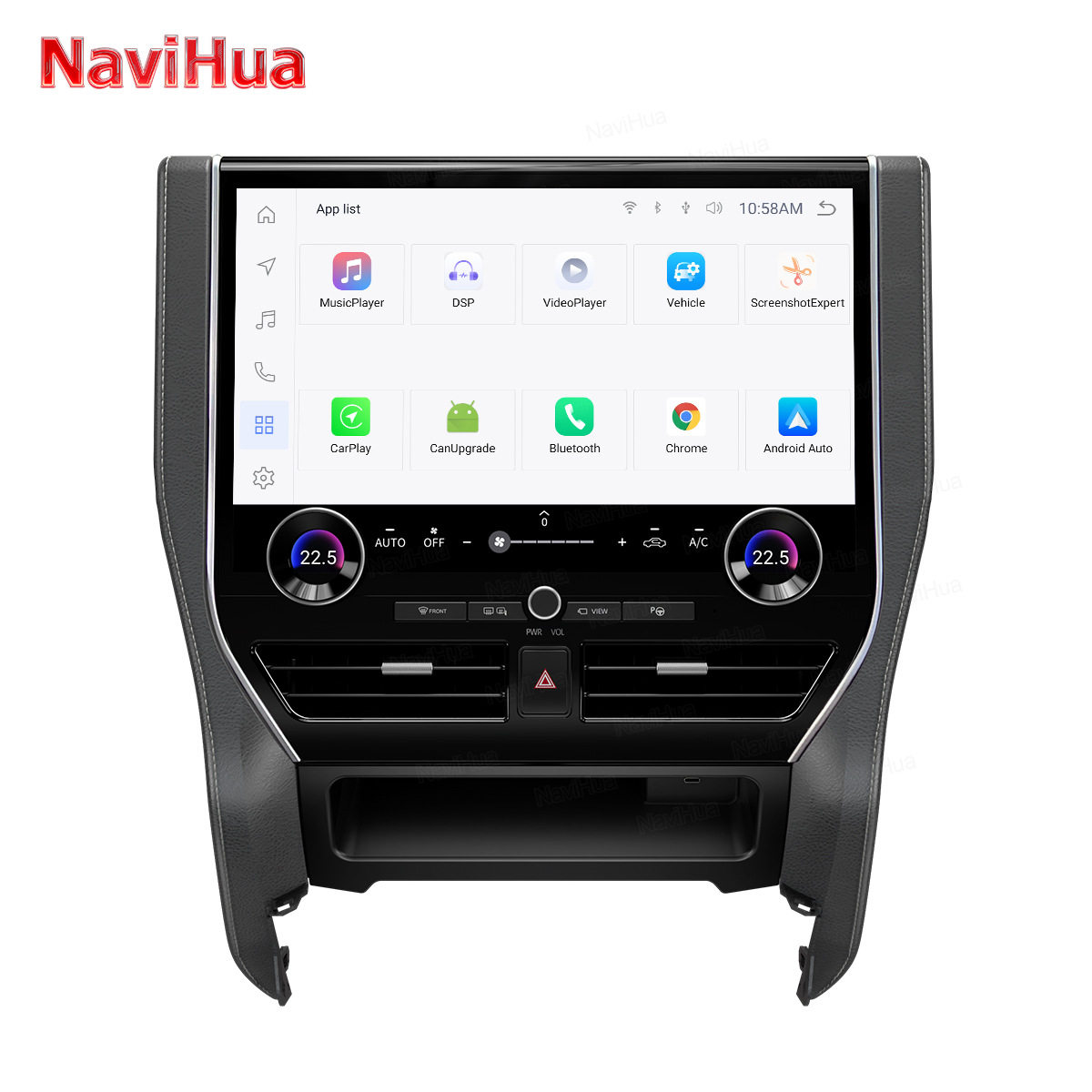 Suitable for Toyota Alphard 30/35 to 40 Series Giant Screen Central Control Screen 16.8inch Android Car Navigation All-In-One Machine