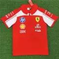 2026 red and white Ferrari polo