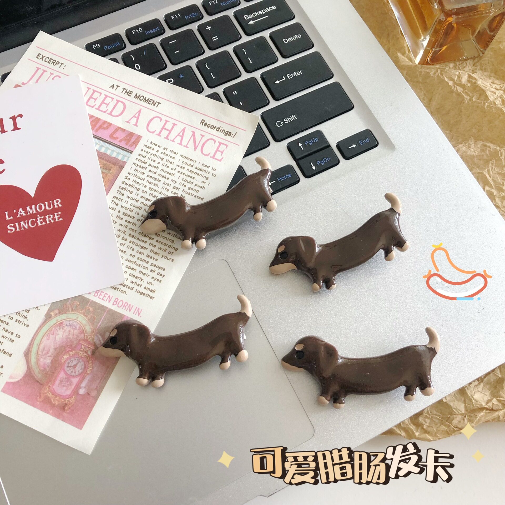 น่ารักเด็กดัชชุนหน้าม้าคลิปด้านข้างการออกแบบเฉพาะดูสูงหวานหั...