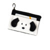 South Korea Same Style Romane Cartoon Folding Coin Purse Portable ID Card Bag Headset Mouth Red Bag Storage Bag