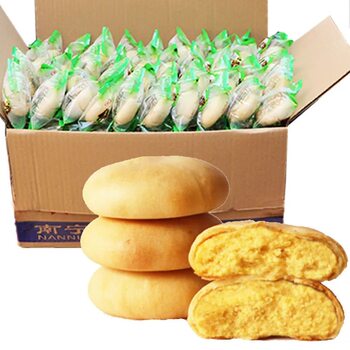 Mung Bean Cake Independent Small Packaging Traditional Pastry Red Bean Pie Chestnut Pastry Bread Filling Snack Manufacturer Wholesale