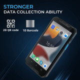Портативный терминал pda Android 13 для сбора данных инвентаризационная машина беспроводного двухмерного штрих-кода корпоративного класса с трехмерной защитой