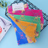 New Coral Fleece Printed Kitchen Cloth Wipe Hand Towel Thickened Absorbent Dishwashing Cloth Cute Household Small Towel for Hair