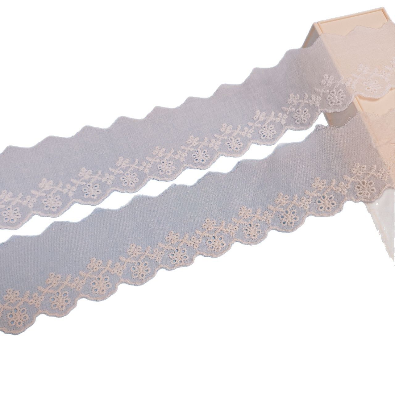 Cotton Lace Accessories Single-Sided Perforated Embroidery Water-Soluble Lace Lolita Baby Clothes Accessories Lace Accessories