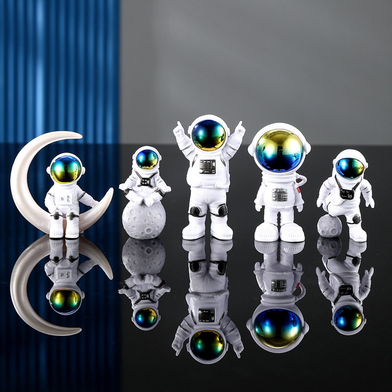 宇航员摆件小太空人模型树脂工艺品家居桌面装饰品情人节生日礼物