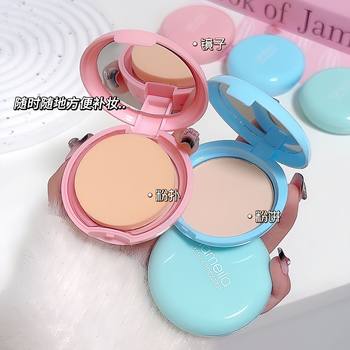 Lamela Skin Powder Natural Concealer Makeup Oil Control Powder Dry and Wet Dual-Use Foundation Domestic Cosmetics 5046