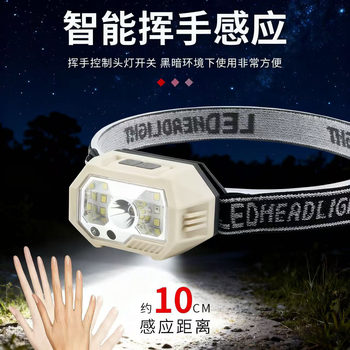Wholesale Induction Charging Headlamp Led Night Flashlight Fishing Portable Strong Light Night Running Outdoor Super Bright Head