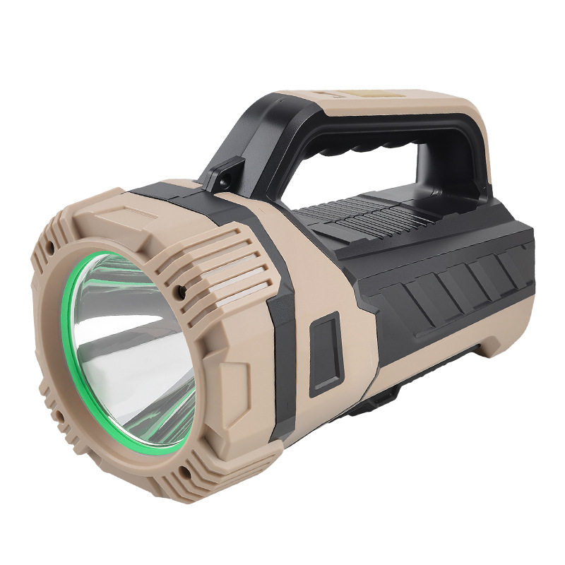 New Dual Light Source Searchlight Flashlight Ultra-Bright Portable Light Car Power Bank Outdoor Multi-Function Ultra-Long Battery Life