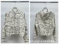 White camouflage/zipper sweatshirt
