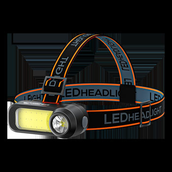 Joint Card Wheel Head-Mounted Lighting USB Rechargeable Headlight Long Battery Life Built-In Battery Spotlight Headlight Cob Floodlight