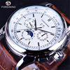 forsining men's fashion casual multi-functional Shanghai movement automatic mechanical watch