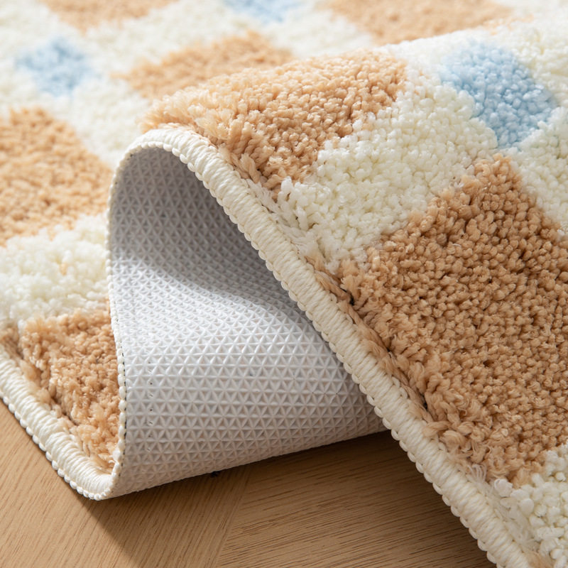 Ins Style Advanced Bedside Carpet Bedroom Thickened Bed Front Sofa Cushion Bay Window Cushion Bathroom Absorbent Non-Slip Floor Mat