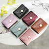 2021 New handmade mini card bag top layer cowhide change crocodile pattern storage bag RFID compact card bag tide