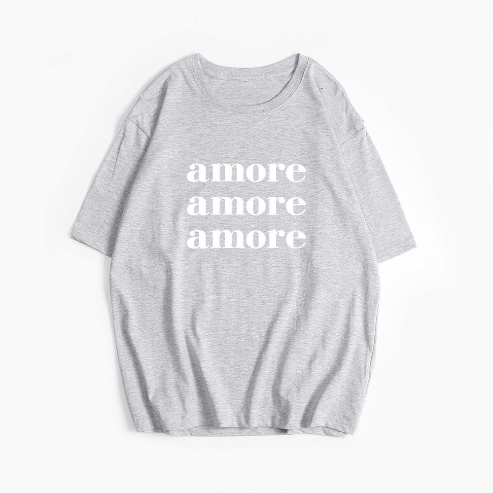 Womens Summer Graphic T Shirt Loose Fit Round Neck Short Sleeve 100 Cotton Casual Everyday Wear Wholesale