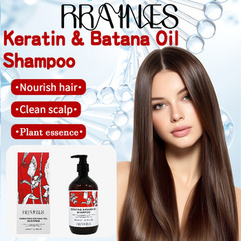 Foreign Trade Cross-Border Smooth and Nutritious Anti-Drying Shampoo Keratin Batahna Oil Shampoo Anti-Dandruff and Anti-Itching